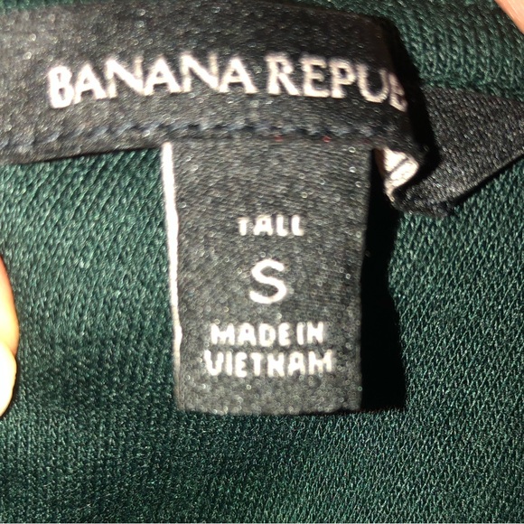 Banana Republic Forrest Green Ruched, Crewneck, Sleeveless Bodycon Dress. - Picture 10 of 12